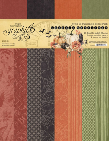 Graphic 45 -paperipakkaus Ghostly Greetings, 8.5