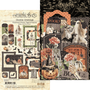 Graphic 45 Ghostly Greetings Chipboard Tags & Frames -leikekuvat
