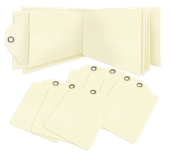 Graphic 45 Rectangle Policy Envelope -albumi