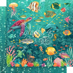 Graphic 45 -paperipakkaus Seas the Day, 12