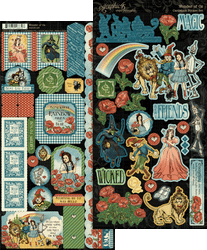 Graphic45 Wonder of Oz -tarra-arkit