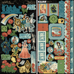 Graphic45 Wonder of Oz -tarra-arkit