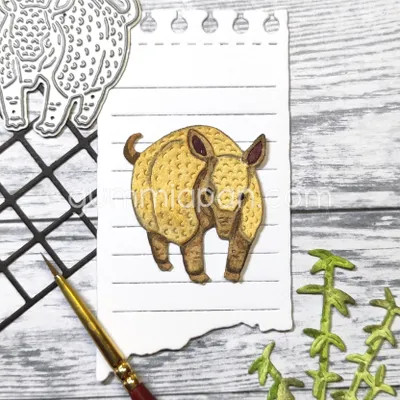 Gummiapan stanssi Armadillo