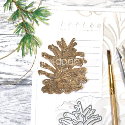 Gummiapan stanssi Pine Cone