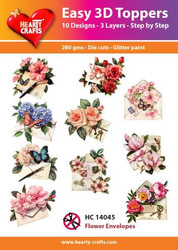 Valmiiksi leikattuja 3D kuvia, Flower Envelopes
