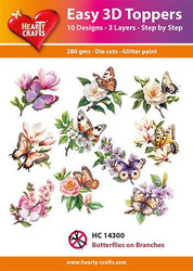 Valmiiksi leikattuja 3D kuvia, Butterflies On Branches