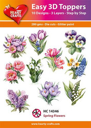 Valmiiksi leikattuja 3D kuvia, Spring Flowers