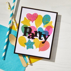 Hero Arts sapluunat Color Layering Balloons, 6 