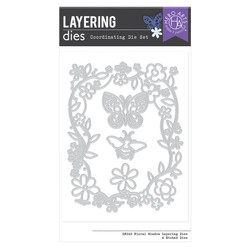  Hero Arts stanssi Floral Window Layering 