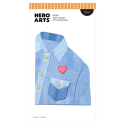  Hero Arts stanssi Friends With Flair, Jean Jacket