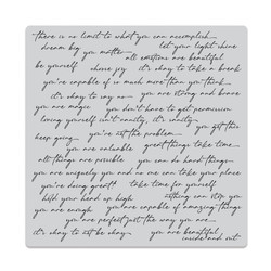  Hero Arts leimasin Positive Script  Bold Prints