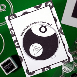  Hero Arts & Raplh Tyndall leimasin Interactive Eight-Ball