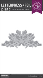 Hero Arts Letterpress & Foil Plate -levy Lavish Flourish