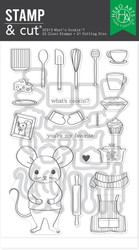  Hero Arts leima- ja stanssisetti Retro Kitchen, What's Cookin'?