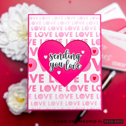 Hero Arts Sequins Clay Hearts -koristeet
