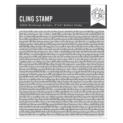  Hero Arts leimasin Birdsong Script