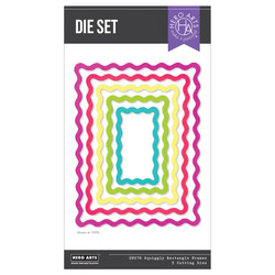  Hero Arts stanssi Squiggly Rectangle Frames 