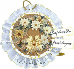 Berrie's Beauties Glowing Christmas 3D-kuvat Wreath