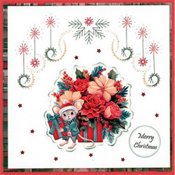 Yvonne Creations Floral Christmas 3D-kuvat Floral Presents