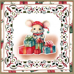 Berrie's Beauties A Very Furry Christmas 3D-kuvat Small Elements, leikattava