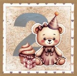Berrie's Beauties Teddy 3D-kuvat Present