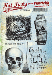 PaperArtsy leimasin Hot Picks Halloween 01