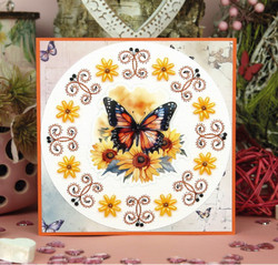 Berrie's Beauties Flutter Fair 3D-kuvat Yellow Flutters