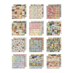 Tim Holtz Palette -paperipakkaus, Multi, 12