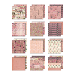 Tim Holtz Idea-Ology -paperipakkaus, Pink, 12