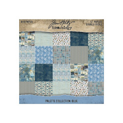 Tim Holtz Idea-Ology -paperipakkaus, Blue, 8