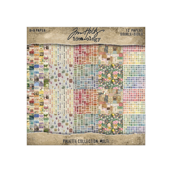Tim Holtz Palette -paperipakkaus, Multi, 8