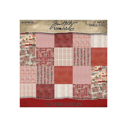 Tim Holtz Idea-Ology -paperipakkaus, Red, 8