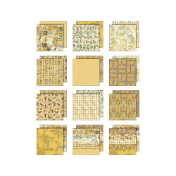 Tim Holtz Idea-Ology -paperipakkaus, Yellow, 8