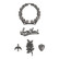 Tim Holtz Idea-Ology Adornments -koristeet Sweetheart