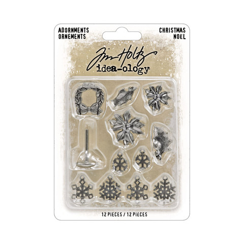 Tim Holtz Idea-Ology Christmas Adornments -koristeet