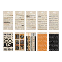 Tim Holtz Idea-Ology Sticker Book -tarrakirja Halloween