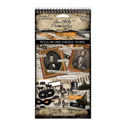 Tim Holtz Idea-Ology Sticker Book -tarrakirja Halloween
