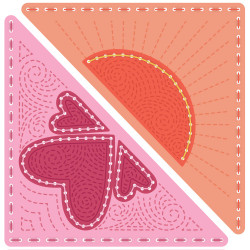 Honey Bee Stamps stanssi In Stitches: Bookmarked Love & Light