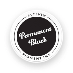 Altenew Permanent Black Pigment Ink -mustetyyny