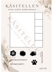 Käsitellen leimasin Inspiraatio
