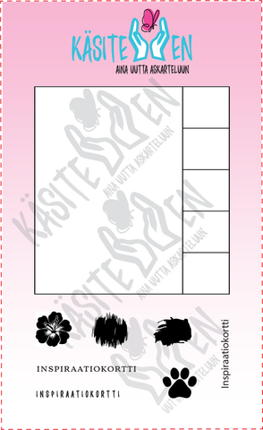 Käsitellen leimasin Inspiraatio