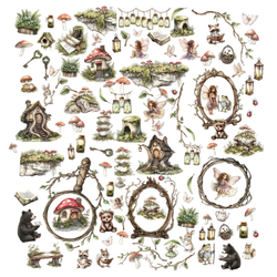 49 and Market Laser Cut Outs -leikekuvat, The Looking Glass, Elements