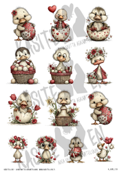 Käsitellen korttikuvat Ankat