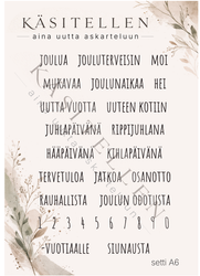 Käsitellen leimasin Juhlitaan