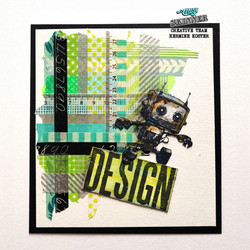 Katy Sue Designs leimasin Bot-ology Rainy Day by Andy Skinner