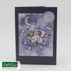 Katy Sue Designs 3D-kuvat Baby Boy With Moon