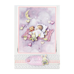 Katy Sue Designs 3D-kuvat Baby Girl With Moon
