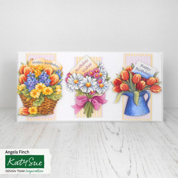 Katy Sue Designs 3D-kuvat Birthday Flower