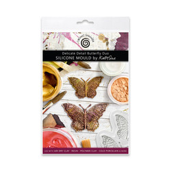 Katy Sue Designs, Cosmic Shimmer muotti Delicate Detail Butterfly Duo
