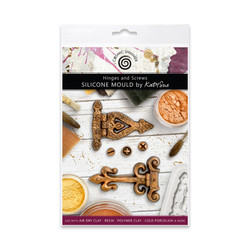 Katy Sue Designs, Cosmic Shimmer muotti Hinges and Screws